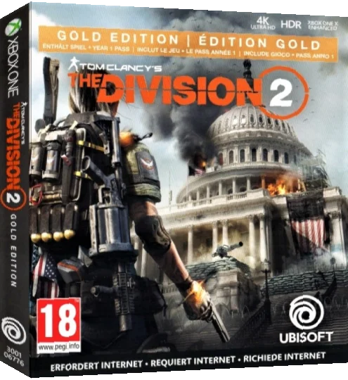 Tom Clancy's The Division 2: Gold Edition — box-3D (EU)