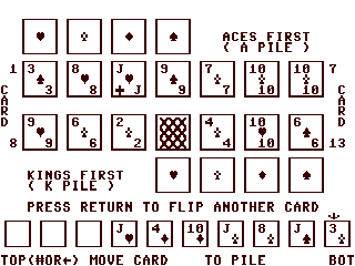 Solitaire : Double — ss (WOR)