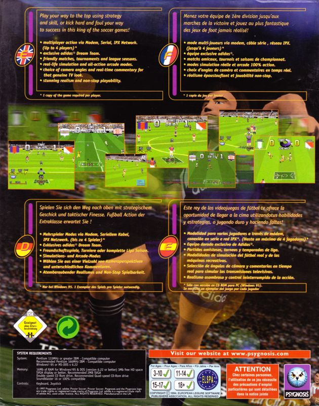 Adidas Power Soccer — box-2D-back (EU)