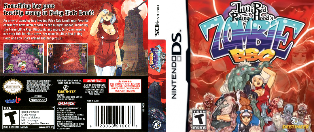 Little Red Riding Hood's Zombie BBQ — box-texture (US)