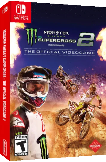 Monster Energy Supercross - The Official Videogame 2 — box-3D (US)