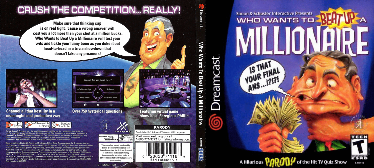 Who Wants to Beat Up a Millionaire — box-texture (US)