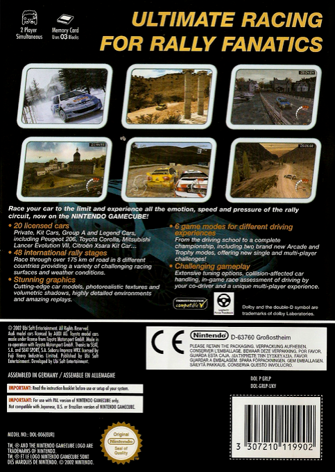 Pro Rally 2002 — box-2D-back (EU)