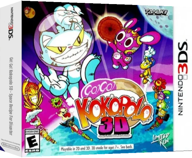 Go! Go! Kokopolo 3D - Space Recipe For Disaster — box-3D (US)