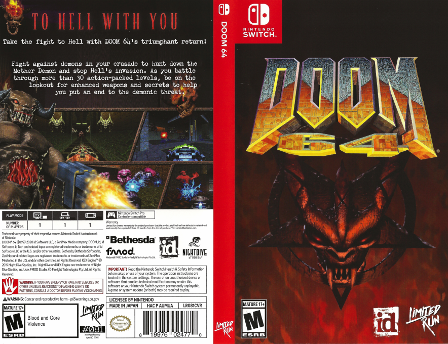 Doom 64 — box-texture (US)