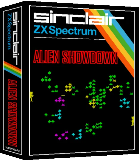 Alien Showdown — box-3D (SS)