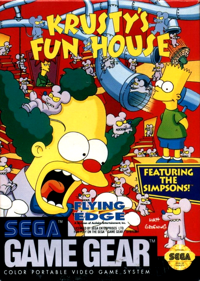 Krusty's Fun House box art