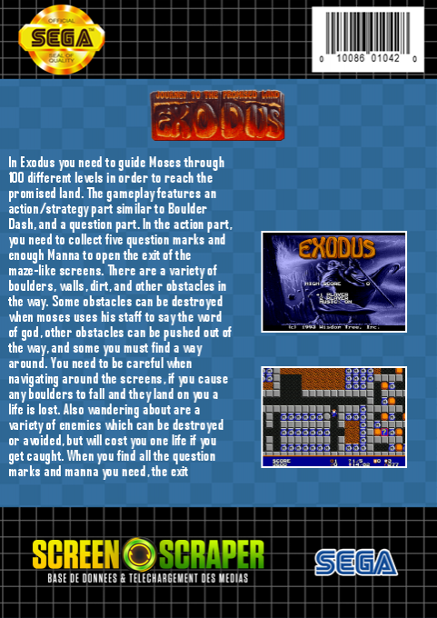 Exodus - Journey To The Promised Land — box-2D-back (SS)