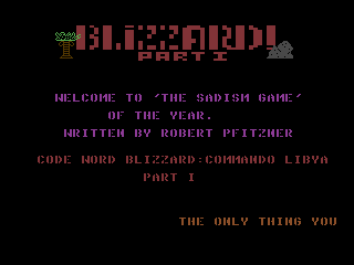 Blizzard! Part I : Commando Libya — sstitle (WOR)