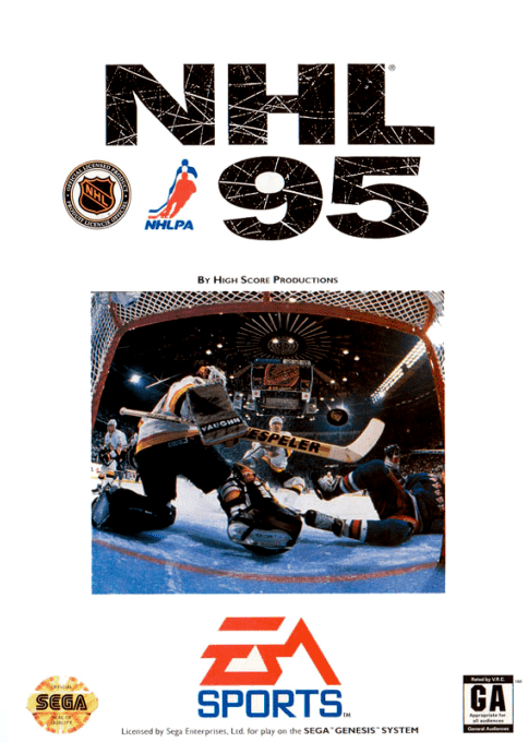 Nhl 95 box art