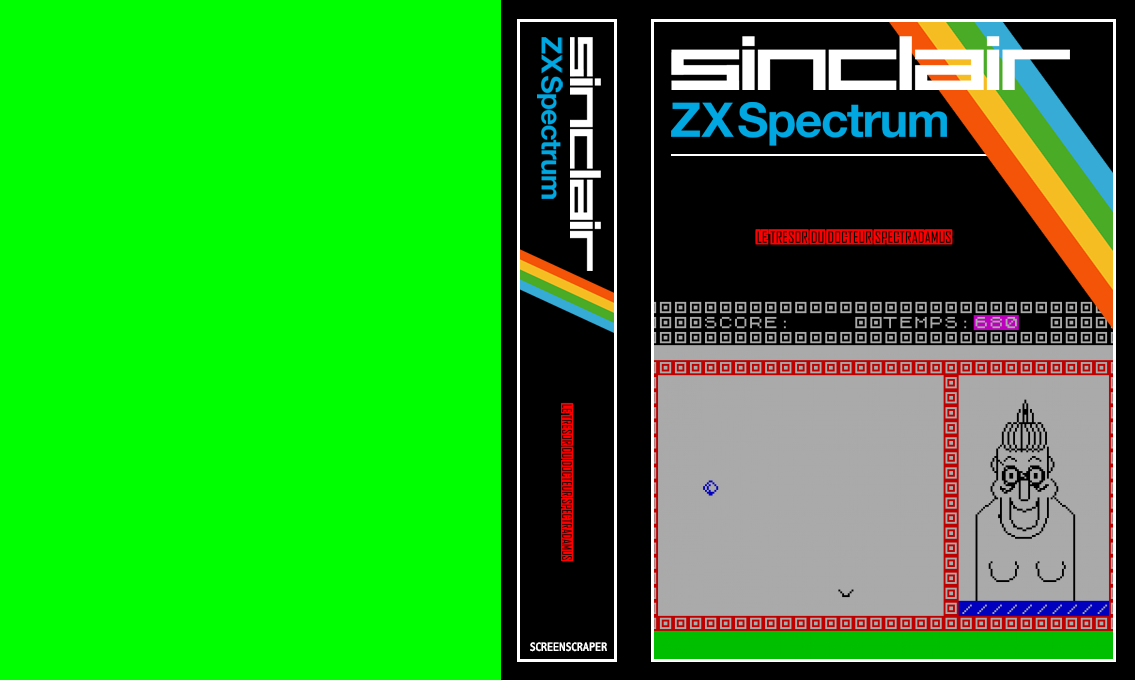 Tresor Du Docteur Spectradamus, Le — box-texture (SS)