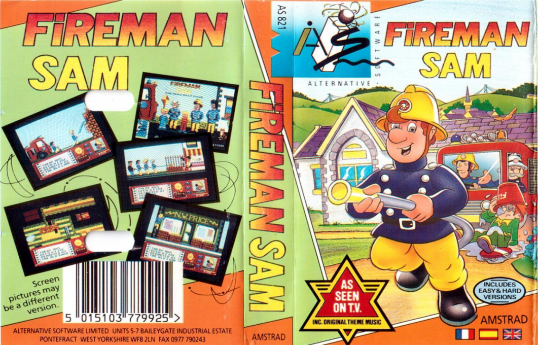 Fireman Sam — box-texture (EU)