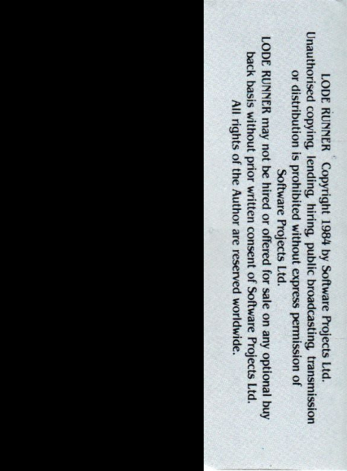 Lode Runner — box-2D-back (EU)