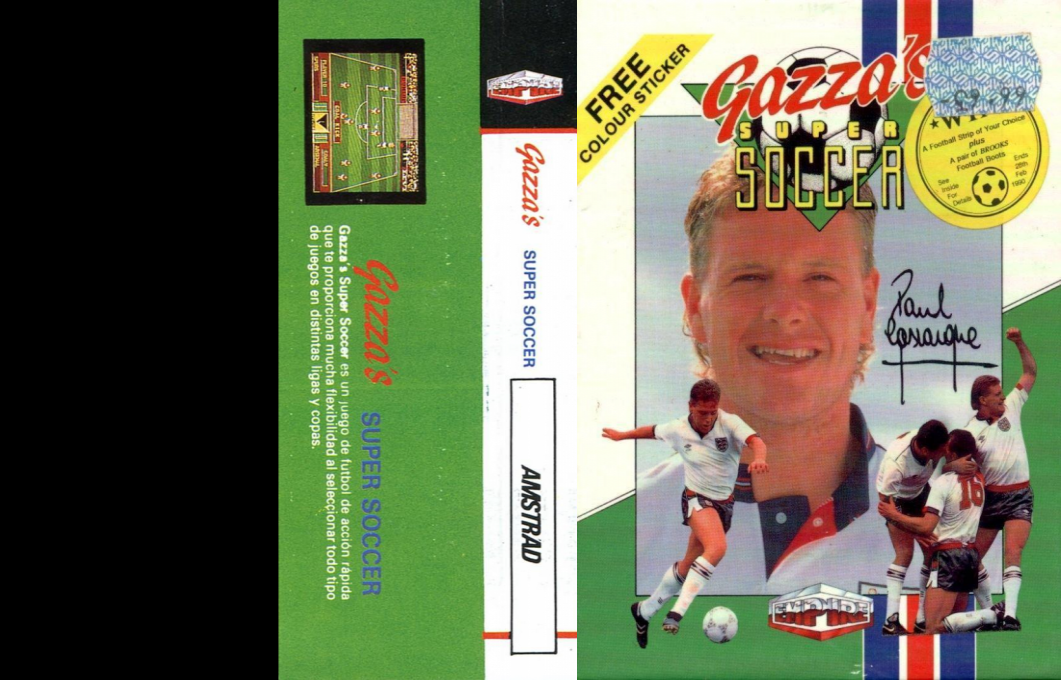 Gazza's Super Soccer — box-texture (EU)