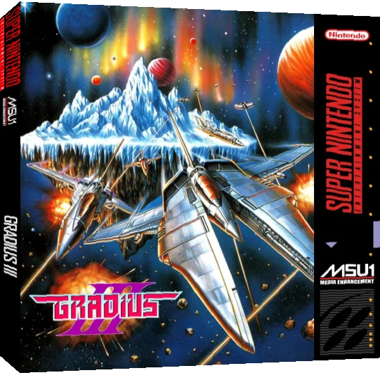 Gradius III — box-3D (US)