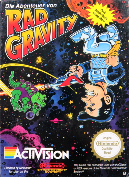 Adventures of Rad Gravity, The — box-2D (DE)
