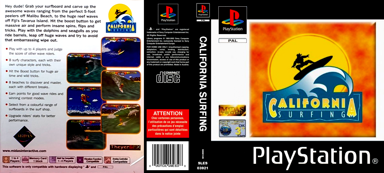California Surfing — box-texture (EU)