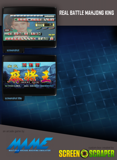 Real Battle Mahjong King — box-2D-back (SS)