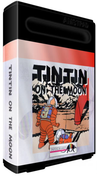 Tintin On The Moon — box-3D (EU)