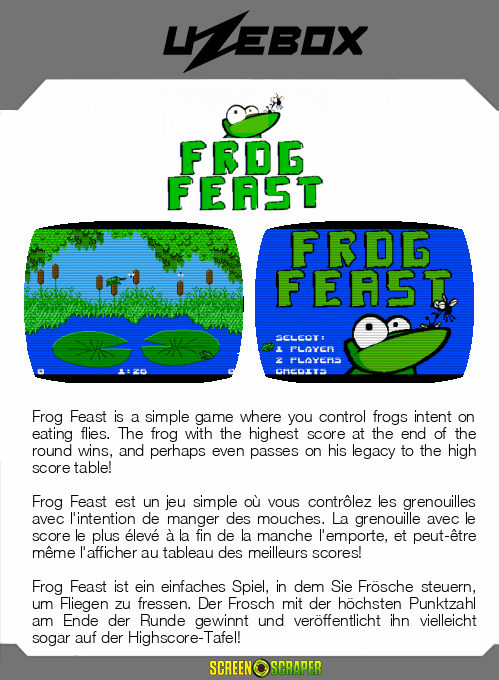 Frog Feast — box-2D-back (SS)