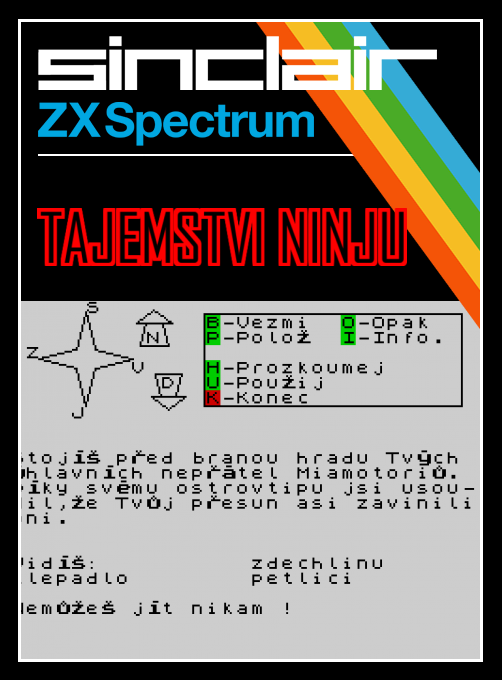 Tajemství ninjů box art
