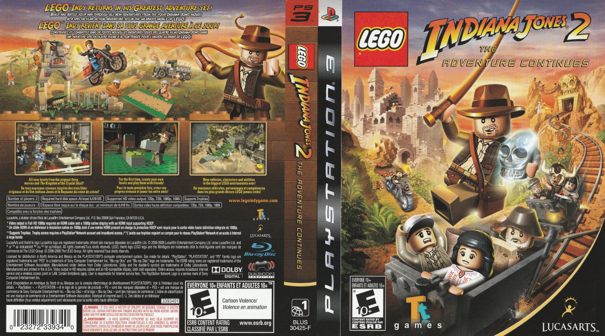 LEGO Indiana Jones 2 - The Adventure Continues — box-texture (CA)