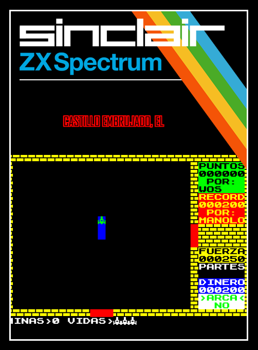Castillo Embrujado, El box art