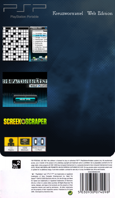 Kreuzwortratsel - Welt Edition — box-2D-back (SS)