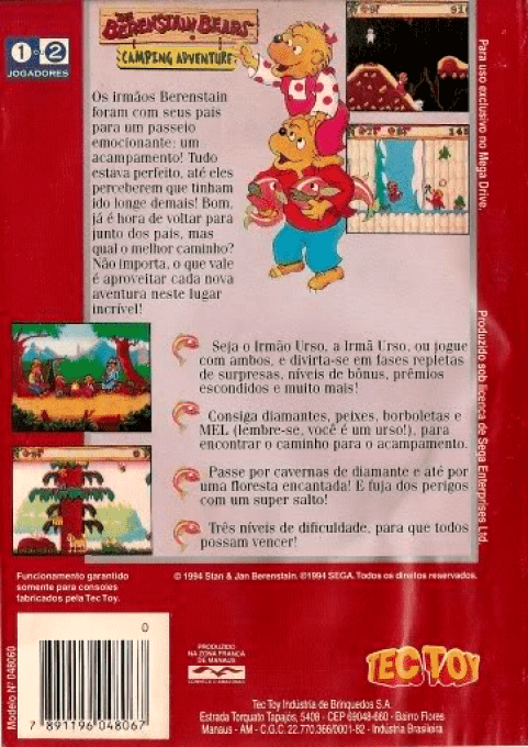 Berenstain Bears' Camping Adventure The — box-2D-back (BR)