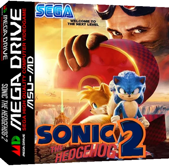 Sonic The Hedgehog II — box-3D (WOR)