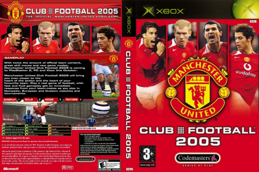 Club Football 2005 - Manchester United — box-texture (UK)