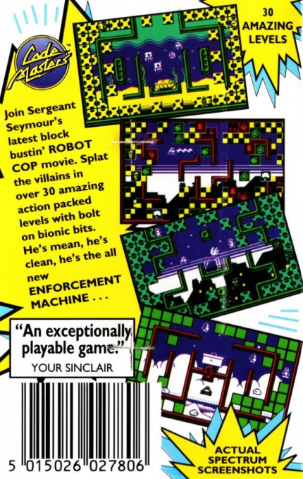 Sergeant Seymour Robotcop — box-2D-back (EU)