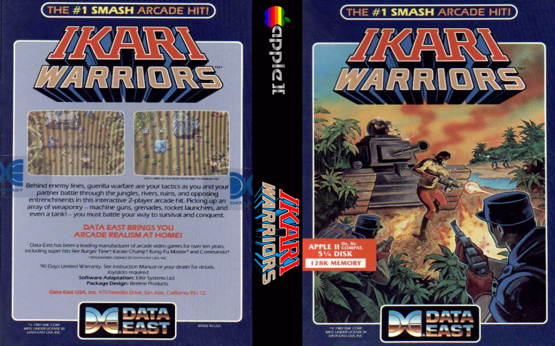 Ikari Warriors — box-texture (US)