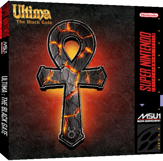 Ultima : The Black Gate — box-3D (WOR)