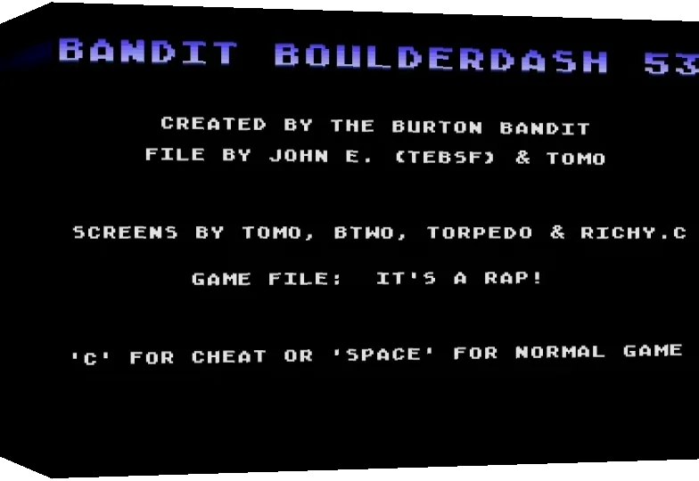 Bandit Boulderdash 53 — box-3D (WOR)