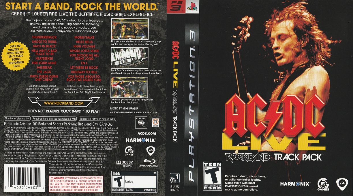 AC-DC Live - Rock Band — box-texture (US)