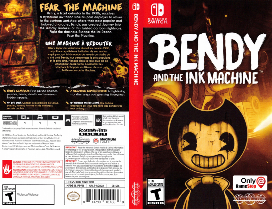 Bendy And The Ink Machine — box-texture (US)