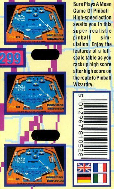 3D Pinball — box-2D-back (EU)