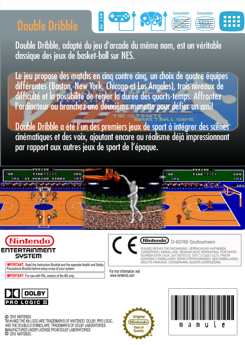 Double Dribble — box-2D-back (FR)