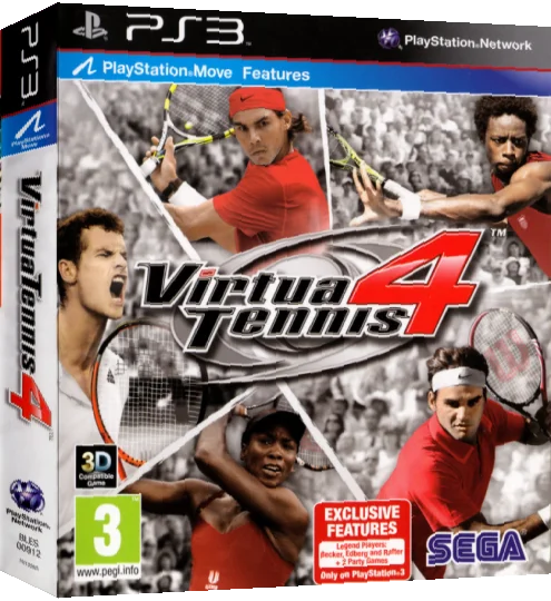 Virtua Tennis 4 — box-3D (EU)