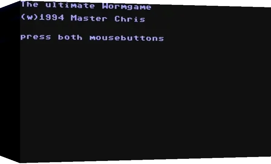 The Ultimate Wormgame — box-3D (WOR)