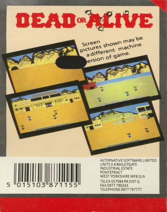 Dead Or Alive — box-2D-back (EU)