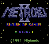 Metroid 2 - Return Of Samus — sstitle (WOR)