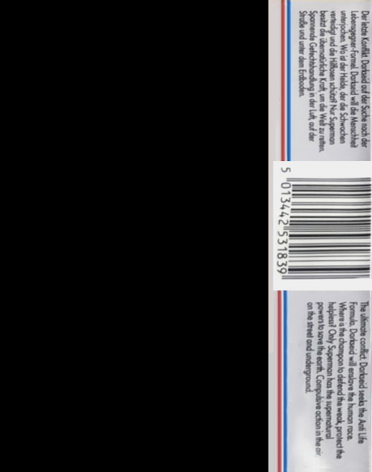 Superman : The Game — box-2D-back (DE)