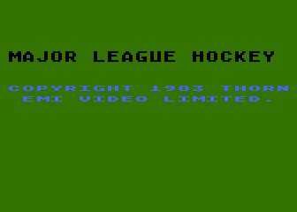 Major League Hockey — sstitle (WOR)