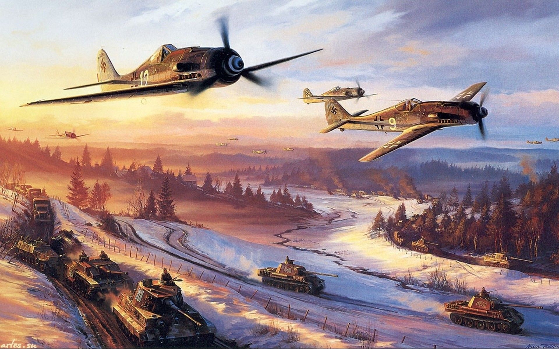 1942 Cold Winter — fanart