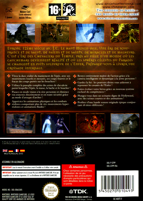 Knights of the Temple - Infernal Crusade — box-2D-back (FR)