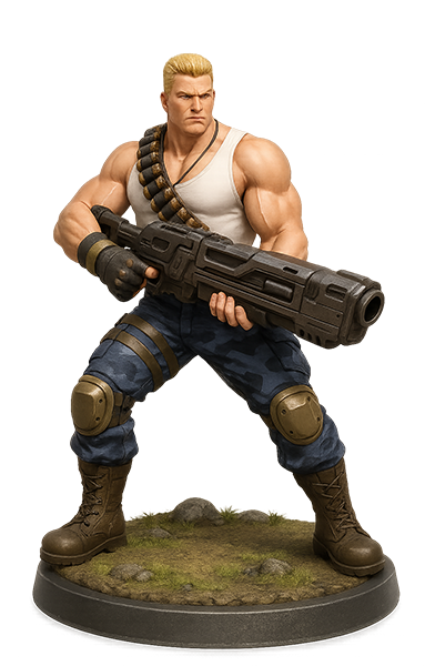 Contra — figurine