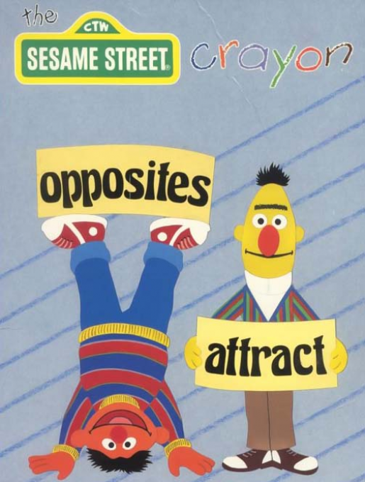 Sesame Street Crayon, The - Opposites Attract box art