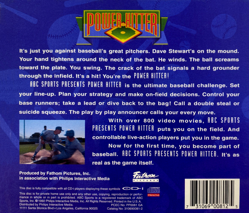 Abc Sports Presents - Power Hitter — box-2D-back (US)